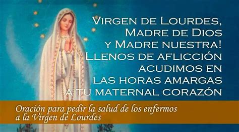 Oración Ala Virgen de Lourdes para Pedir Favores