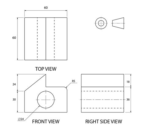 3rd Angle Orthographic Projection