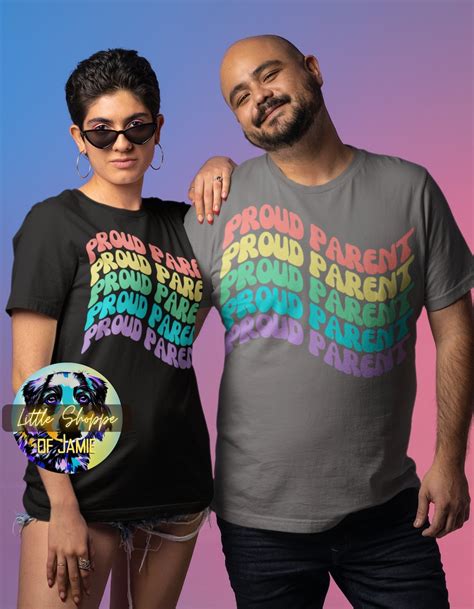 Proud Parent Tshirt Pride Month Gay Pride Lgbtq Shirt Pride Gift For Parent Equality Shirt Love