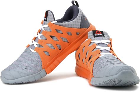 Reebok Zrx Tr Training & Gym Shoes For Men - Buy Grey, Orange Color ...