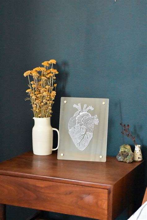 Anatomical Heart Papercutting Artwork | Light + Paper