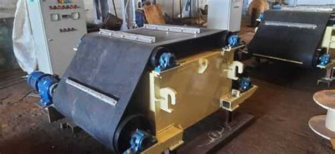 Ton Capacity Mild Steel Cross Belt Magnetic Separator For Industrial