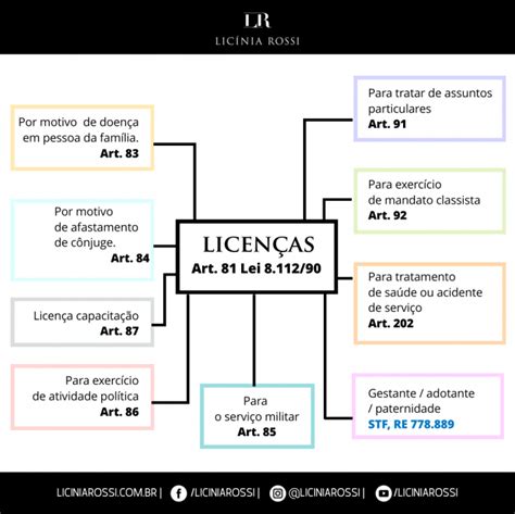 Estatuto Dos Servidores Federais Lei Licen As Lic Nia Rossi