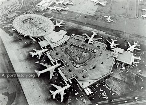 New York Kennedy Airport Aerial View Of Pan Am Worldport Early S