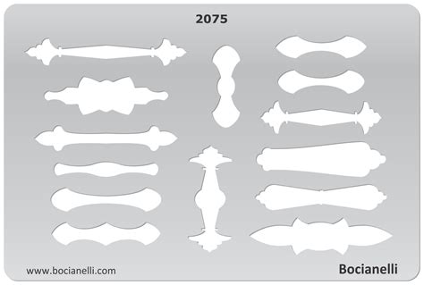 Design Template Stencil For Drawing Drafting Jewellery Making Metalwork