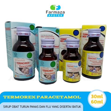 Jual Termorex Paracetamol Termorex Plus Shopee Indonesia