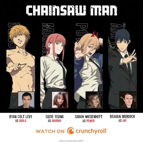 Crunchyroll Reveals ‘Chainsaw Man’ English Dub Cast | Animation World ...