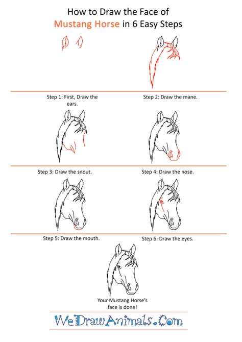 How To Draw A Mustang Horse - Drawing.rjuuc.edu.np