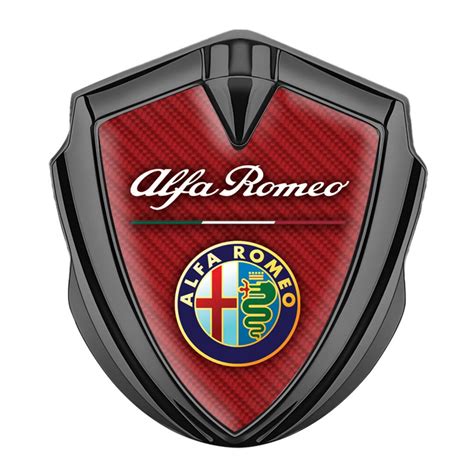 Alfa Romeo Decal Side Badge Emblem Handcrafted Premium Quality Metal ...