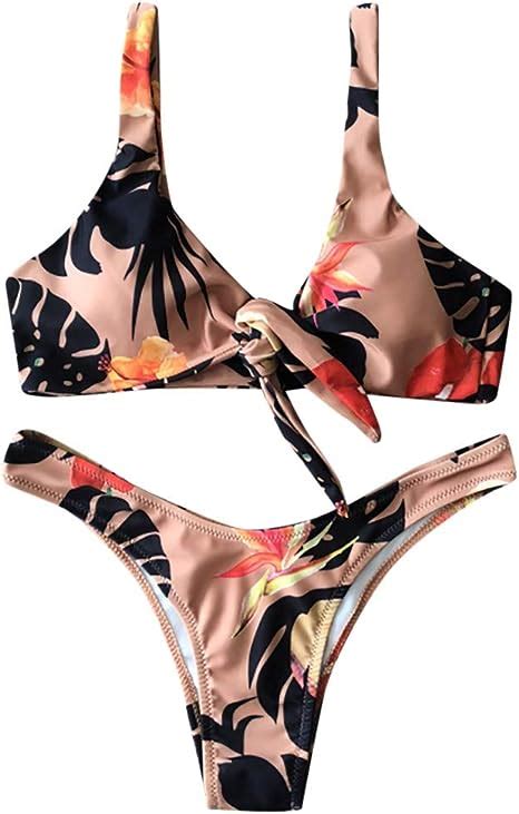 LisYOU Conjunto de Bikini Sexy para Mujer Push up Traje de baño