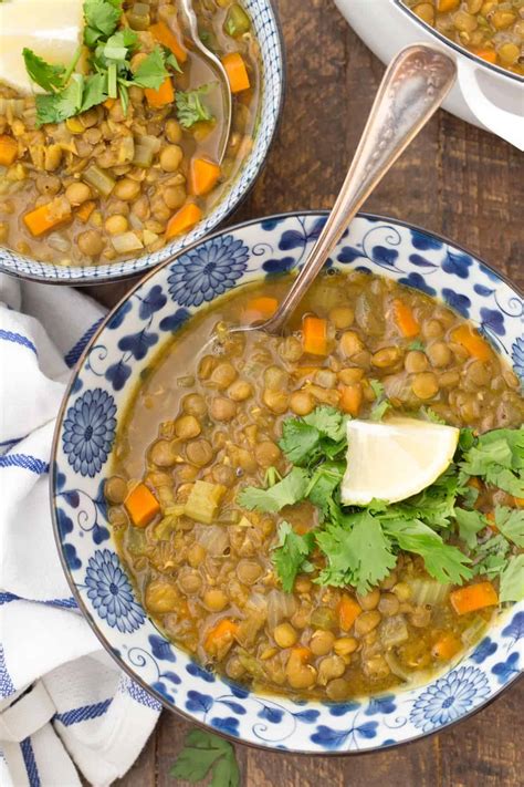 Vegan Lentil Soup The Harvest Kitchen