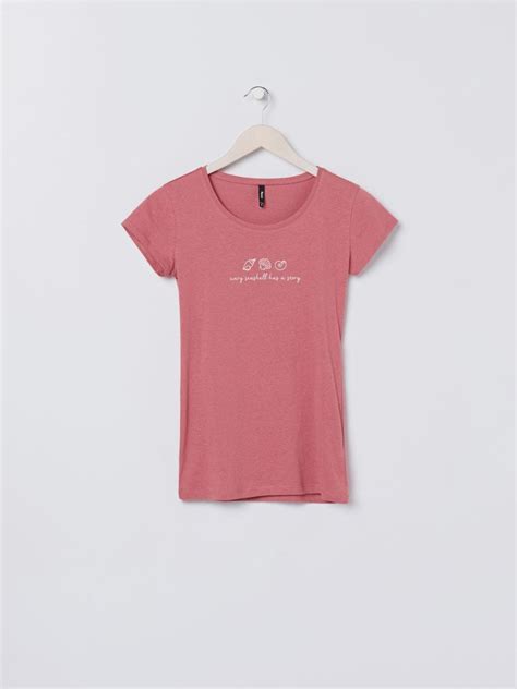 Damen T Shirt Farbe Pink Sinsay Xy X