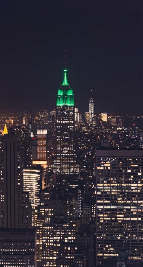 Empire State Building Wallpaper Night