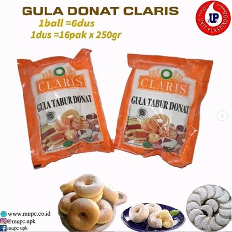 Jual Gula Donat Claris Gram Tangerang Mitra Unit Plastindo Cemerlang