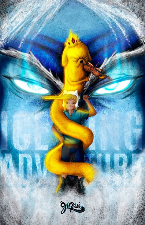 FANART -ADVENTURE TIME- ICE KING on Behance