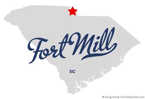 Fort Mill South Carolina Map - Agathe Laetitia