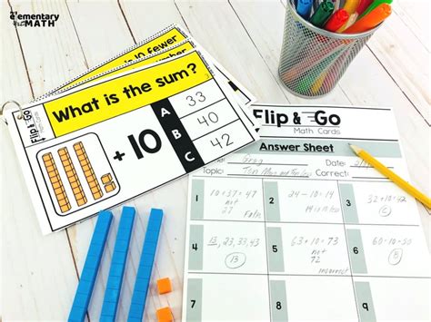 25 Awesome Task Card Ideas Teachers Love Mr Elementary Math