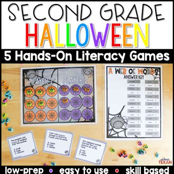 literacy games  grade tpt