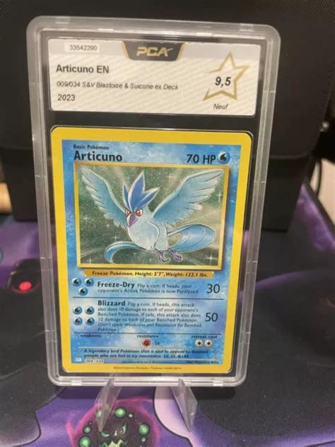 Carte Pok Mon Articuno Classic Collection Box Holo Neuf Anglais