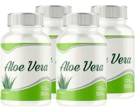 Aloe Vera Babosa Mg Frascos C Psulas Parcelamento Sem Juros