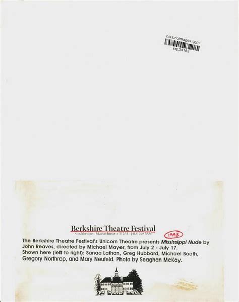 Press Photo Scene From Mississippi Nude At Berkshire Theatre