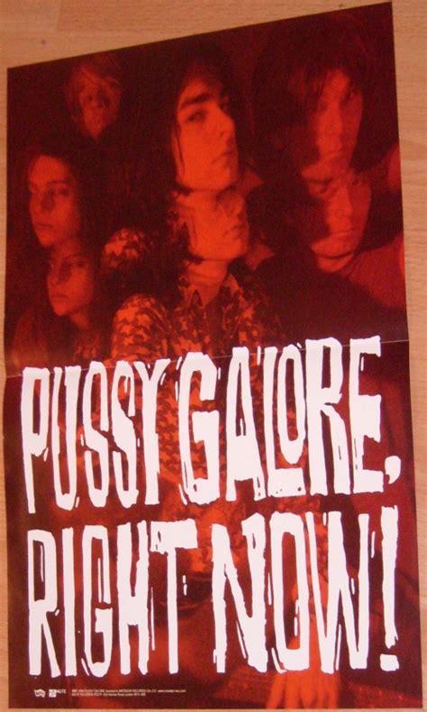Pussy Galore Right Now 1998 LP US Pop Catastrophe Co Uk