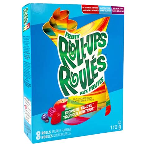 Crocker Fruit Roll-Ups Tropical 121gr | E-Snacks