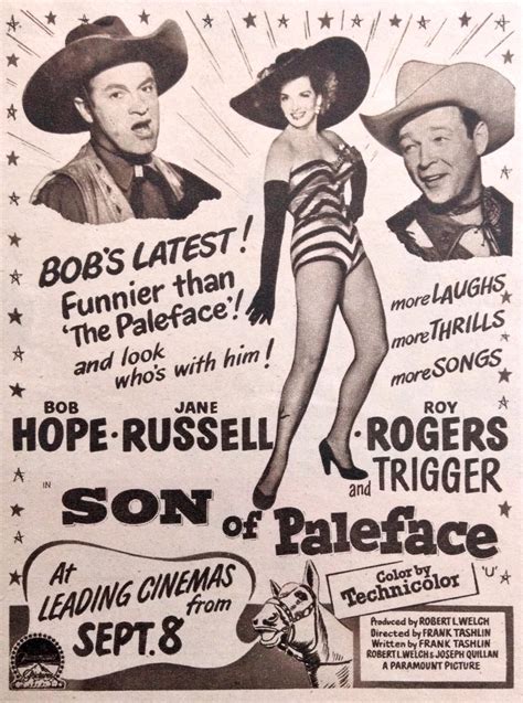 Bob Hope Jane Russell And Roy Rogers In Son Of Paleface 1952 R Oldmovies