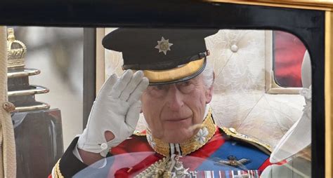 Monarch Delivers Official Gesture At Trooping The Colour Following