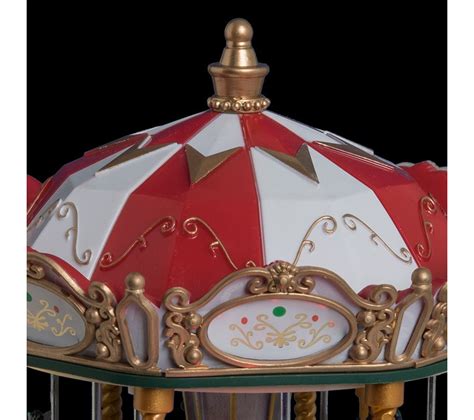 Village De Noël Lumineux Carrousel Multicolore D 225 X H 235 Cm