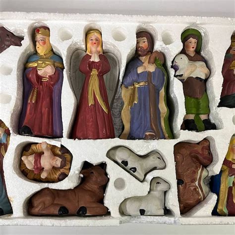 Porcelain Nativity - Etsy