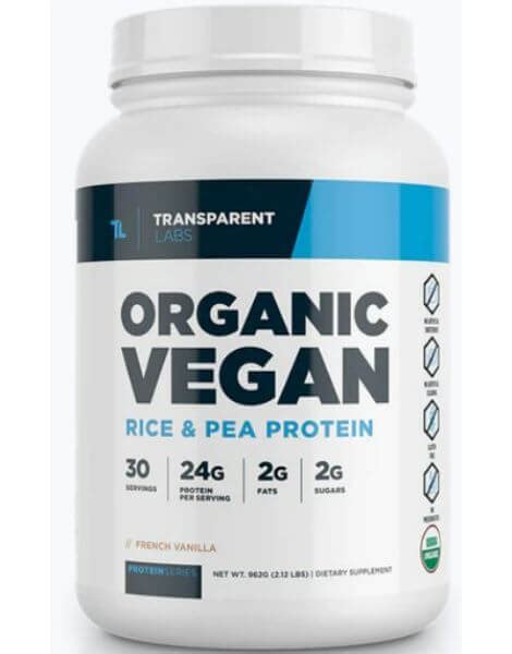 Transparent Labs Organic Vegan Protein Powder Garage Gym Reviews