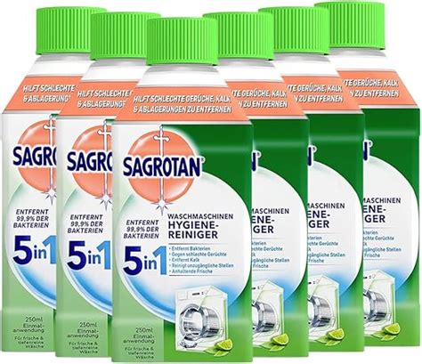 Sagrotan Waschmaschinen Hygiene Reiniger 6x250ml Amazon De