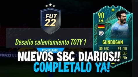 Hazlo Yaaa Nuevos Sbc Desafio Calentamiento Toty Solucion En Fifa