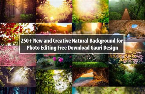 250 New And Creative Natural Background For Photo Editing Free