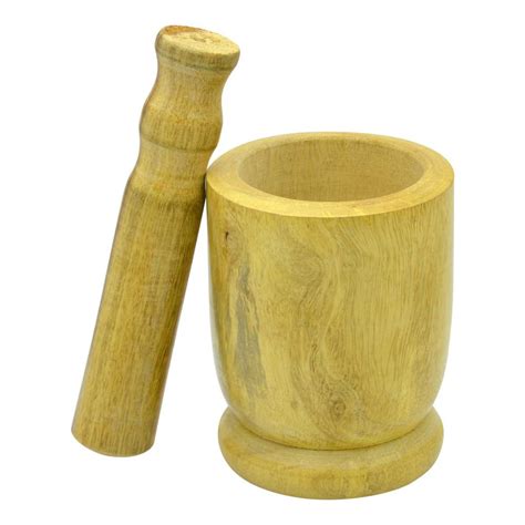 Raj Wooden Mortar And Pestle Set Wmo002 Online At Best Price Other Kitchen Access Lulu Uae