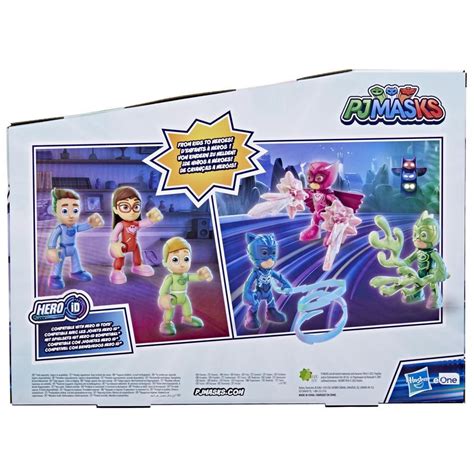 Pj Masks Nighttime Heroes Figure Set Preschool Toy 6 Action Figures