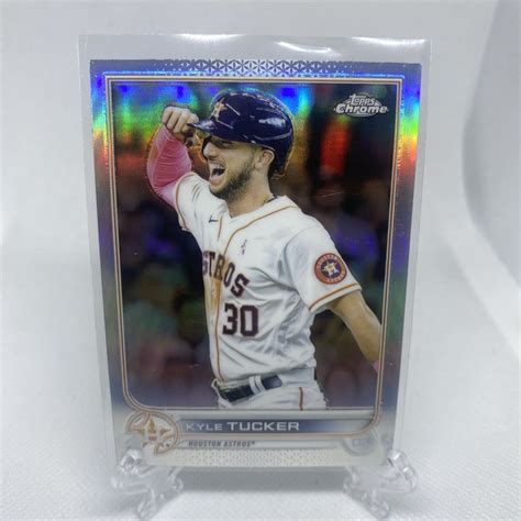 2022 Topps Chrome KYLE TUCKER Refractor Card 45 Houston Astros EBay