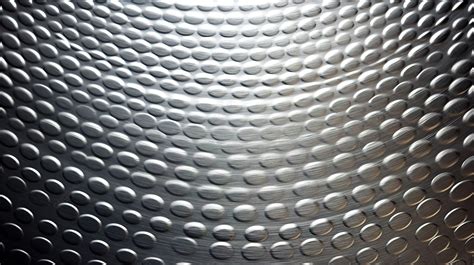 Circular Texture And Background Shimmering Silver Metal Plate Steel