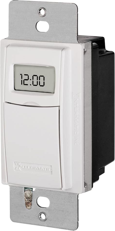 Intermatic ST01 7 Day Programmable In Wall Digital Timer Switch For