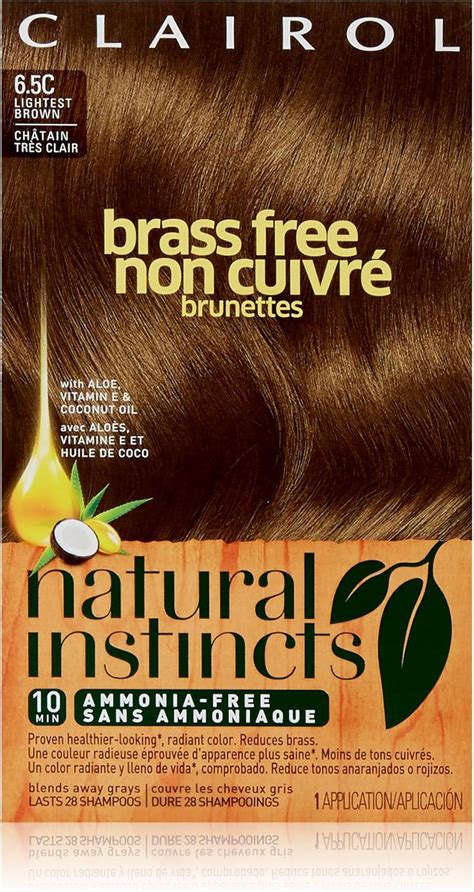 Clairol Coloration Non Cuivrée Pour Brunettes Natural Instincts Brass Free Sans Ammoniaque