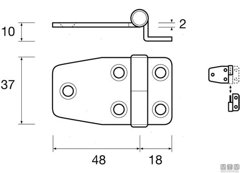 Cerniera Offset Ecc Dx X Mm Inox Prezzi E Offerte Cerniere