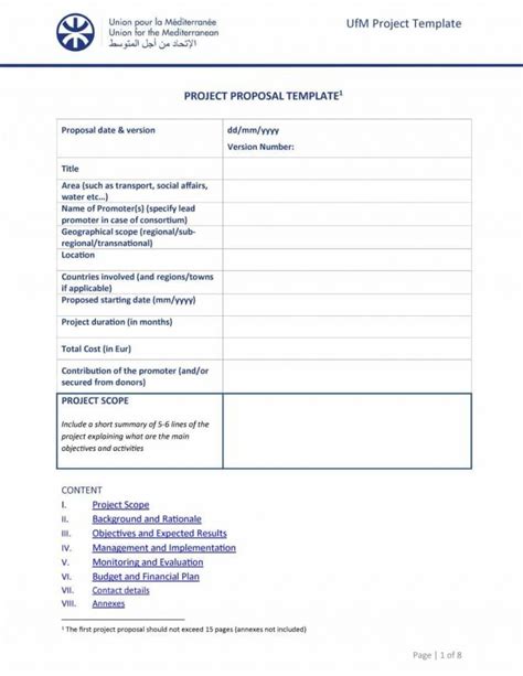 Free Project Proposal Template Top Ideas Word Doc Powerpoint Regarding