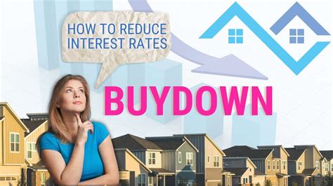 How To Reduce Interest Rates With Buydown Youtube