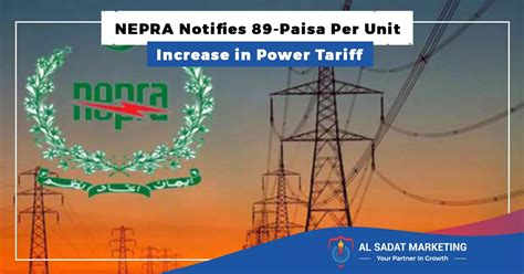 NEPRA Notifies 89 Paisa Per Unit Increase In Power Tariff