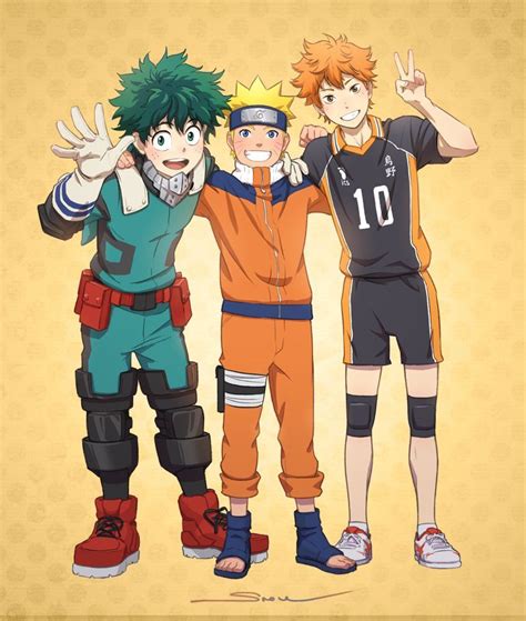 Naruto And Deku Wallpaper