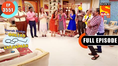 Happy Journey Taarak Mehta Ka Ooltah Chashmah Ep 3551 Full Episode