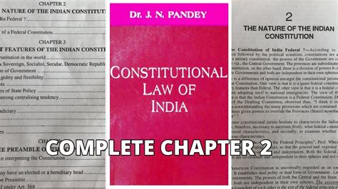 Constitutional Law Of India Dr Jn Pandey Chapter 2 The Nature Of The