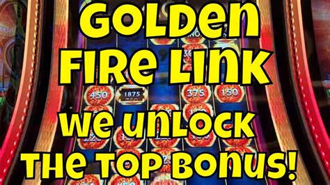 Golden Fire Link We Unlock The Top Row Bonus Youtube