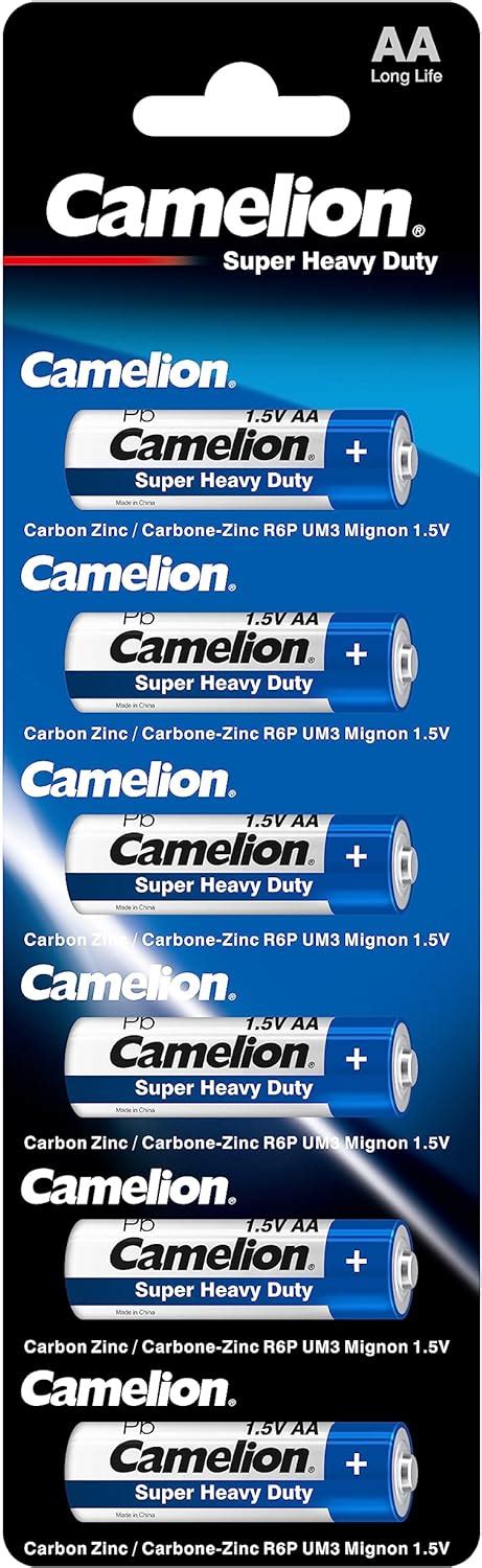 Camelion Super Heavy Duty Batteries R6 AA Pack Of 6 Buy Online At Best